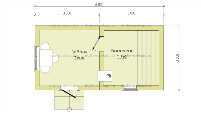 Баня из бревна с холодным предбанником проекты