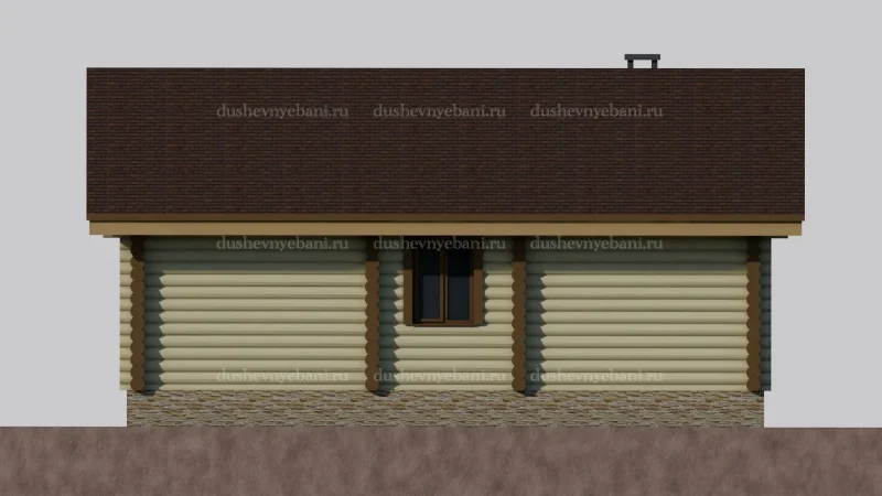 Дом из бревна размер 10 на 10.5