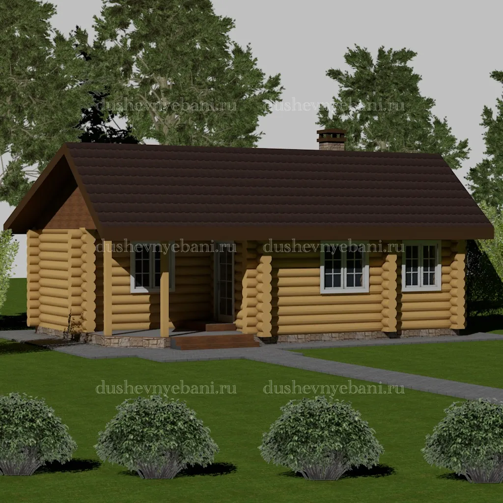 Дом из бревна