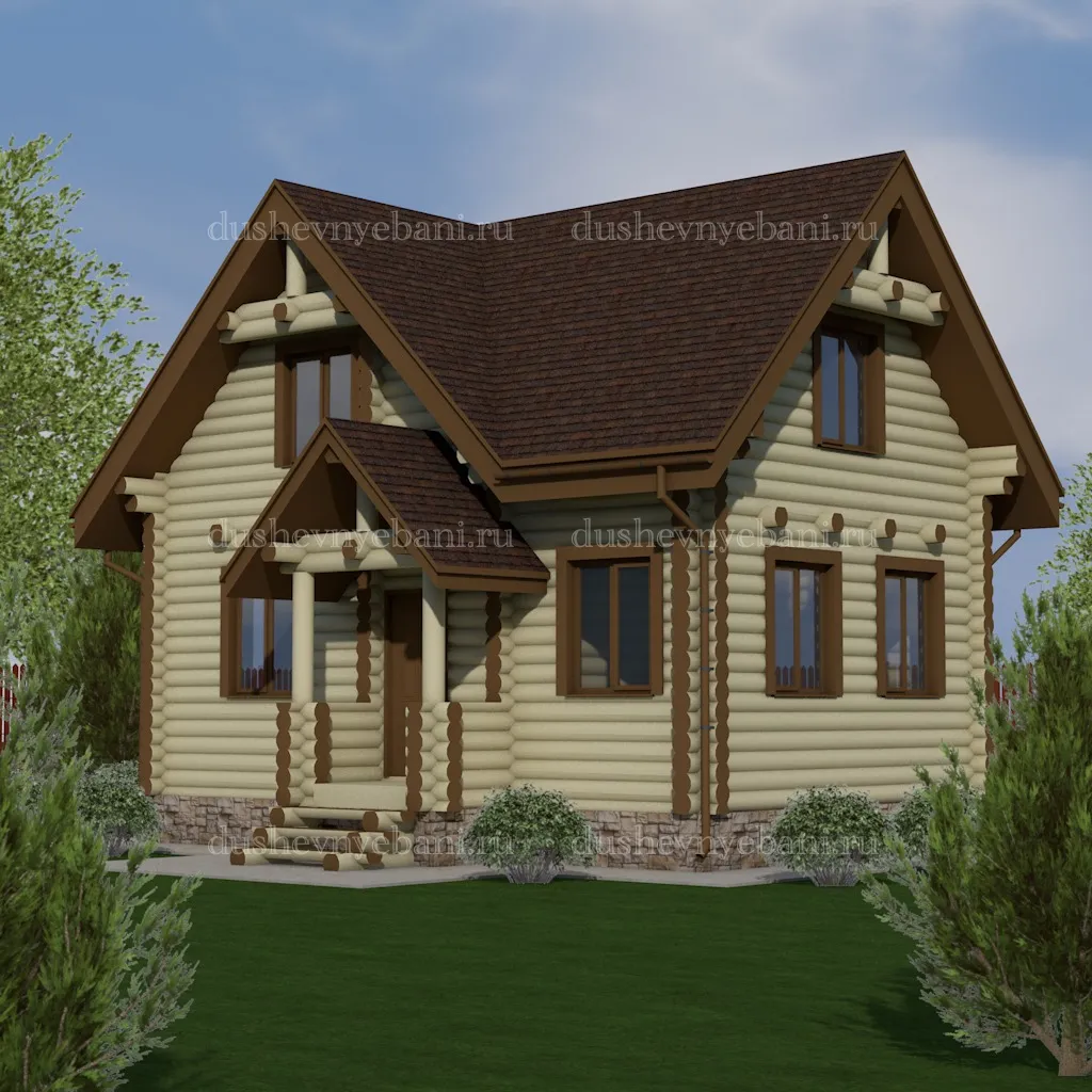 Двухэтажные бани